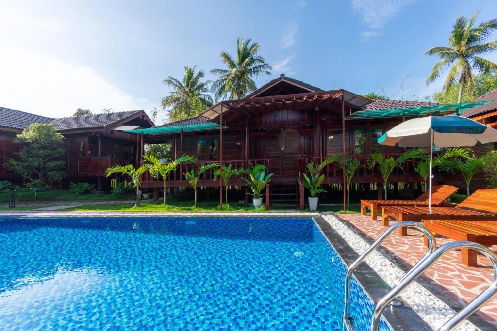 Anna Pham Wooden Bungalow Phu Quoc Bagian luar foto